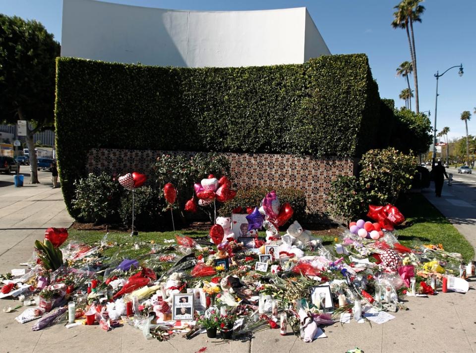 Whitney Houston, Beverly Hilton Hotel, memorial, 2012