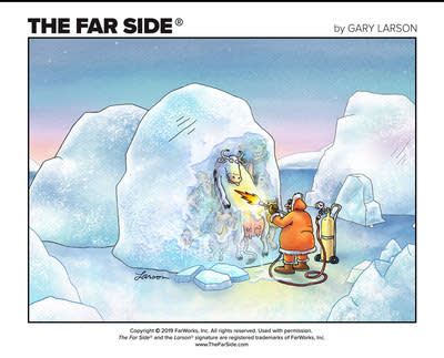 Fans can now access the comic panel online. (Image: Gary Larson/Andrews McMeel Universal)