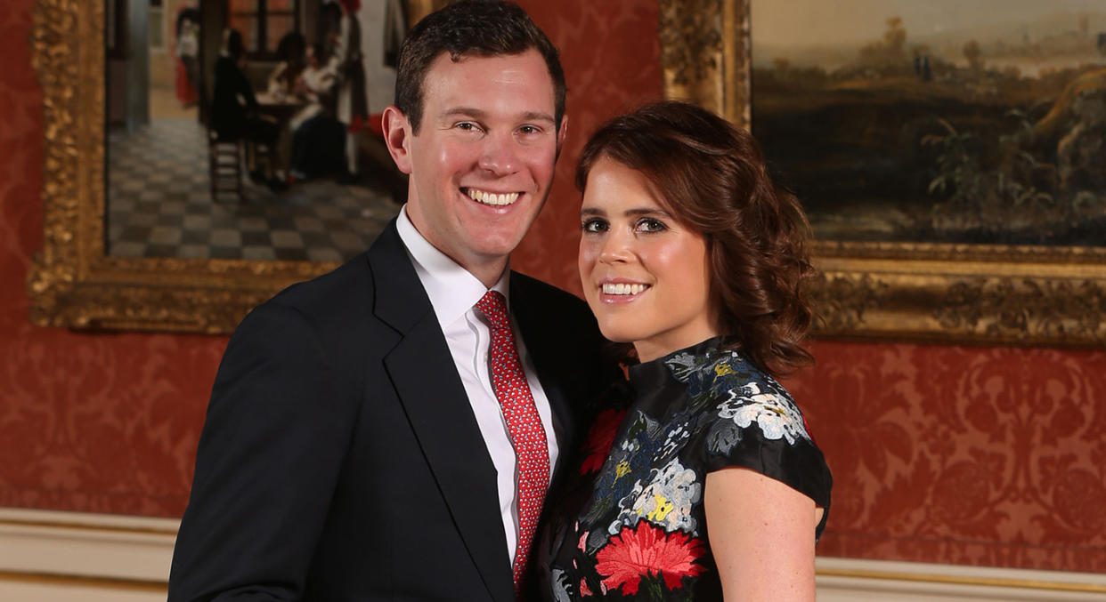 Princess Eugenie and Jack Brooksbank announced their engagement in 2018, and two years later they have confirmed they are expecting a baby together.  (Getty Images)