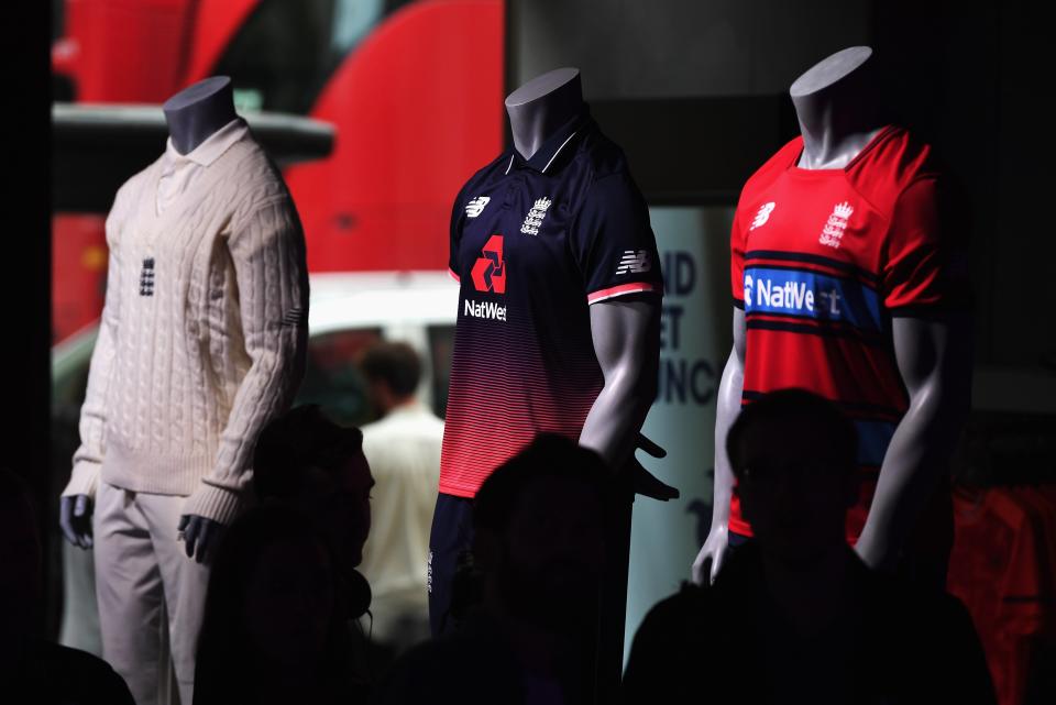 <p>New Balance have produced England cricket kit since 2017</p> (Getty Images Sport)