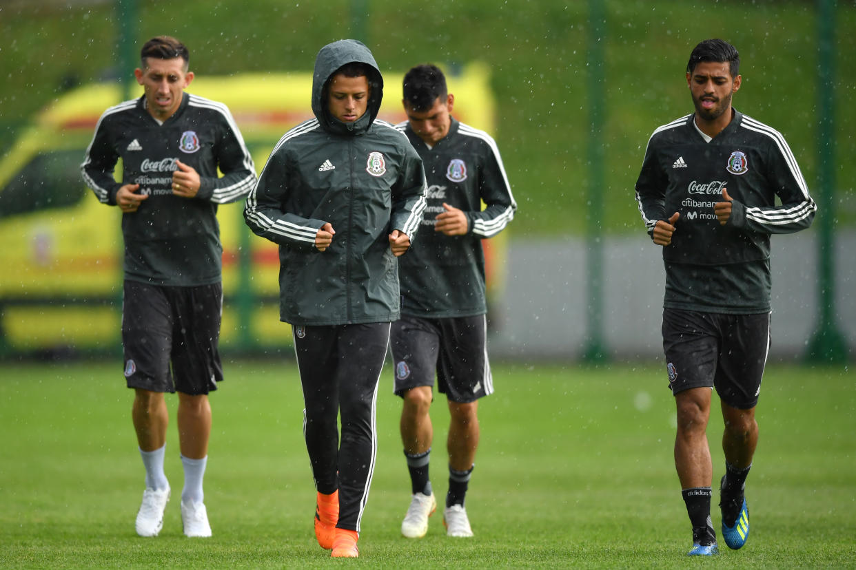 Javier "Chicharito" Hernández, Carlos Vela y Héctor Herrera, tres de los jugadores que fueron líderes del Tri en los últimos años. / Foto: Getty Images