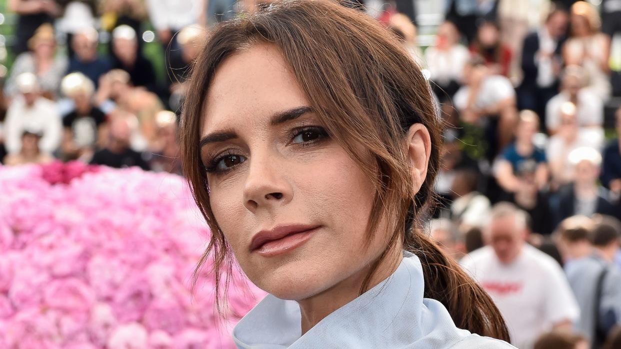 PARIS, FRANCE - JUNE 23:  Victoria Beckham attends the Dior Homme Menswear Spring/Summer 2019 show as part of Paris Fashion Week on June 23, 2018 in Paris, France.  (Photo by Dominique Charriau/WireImage)