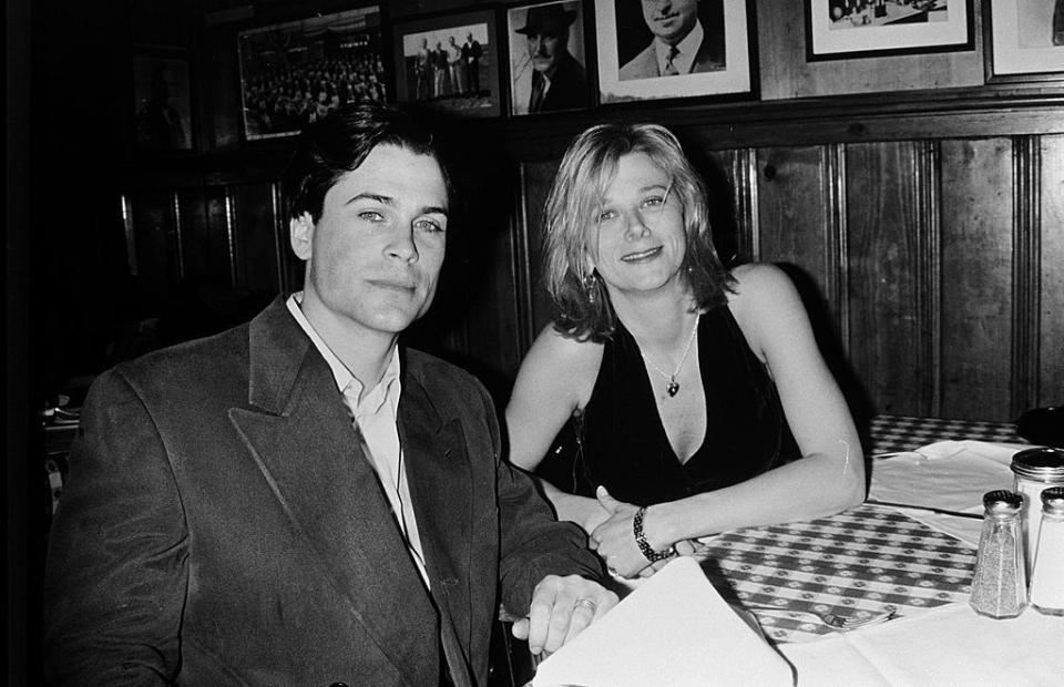 united states january 01 rob lowe and wife sheryl berkoff photo by the life picture collection via getty images