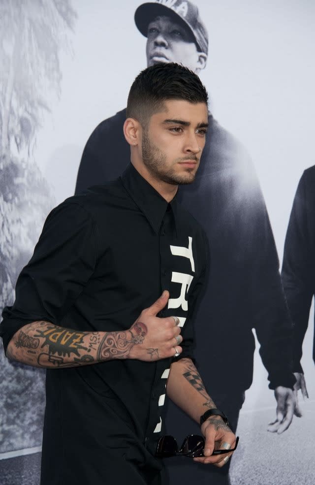 Singer Zayn Malik