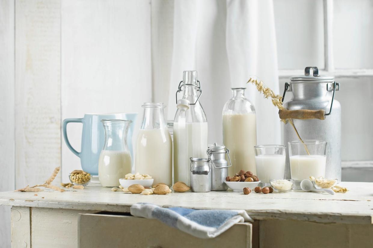 types of milk and alternatives