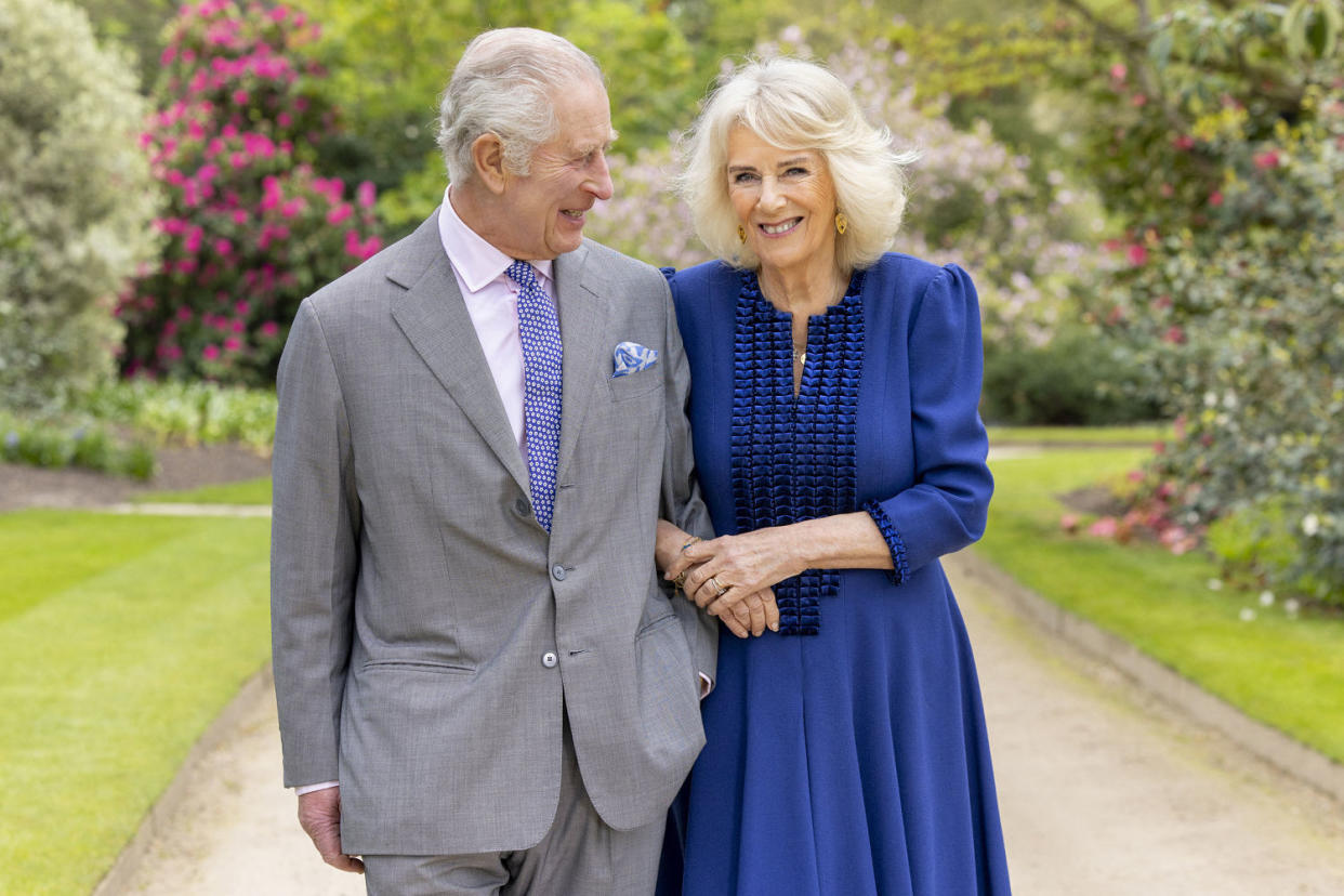 Image: Britain's King Charles III and Queen Camilla  (Millie Pilkington / AFP - Getty Images)