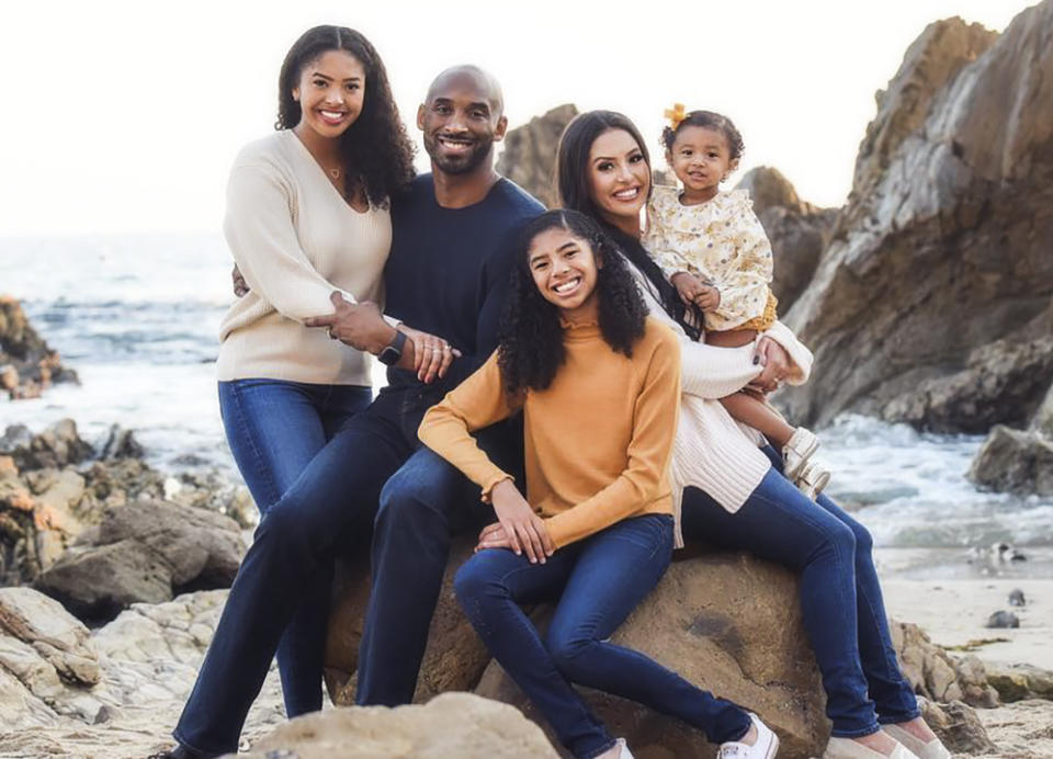 Kobe and Vanessa Bryant with their daughters | Vanessa Bryant Instagram