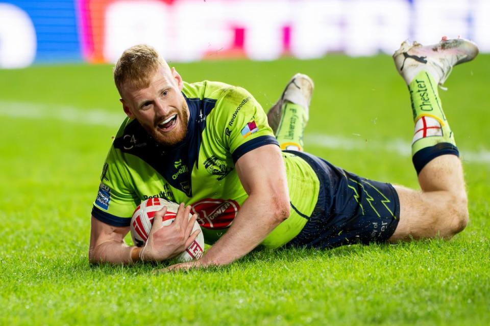 Joe Bullock has committed his future to Warrington Wolves <i>(Image: SWPix.com)</i>