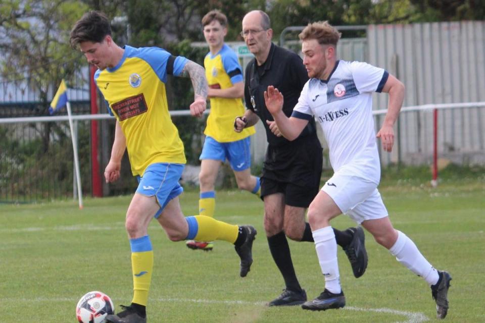 Jordan Browne on the attack against Downton during a previous fixture. <i>(Image: Graham Brown)</i>