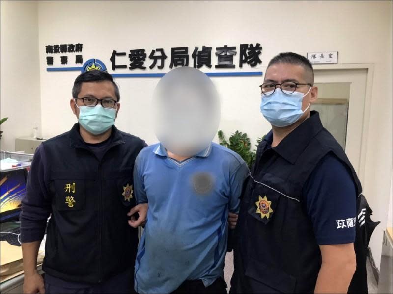 殺害同鄉女移工的皮迪，今天主動投案。（警方提供）