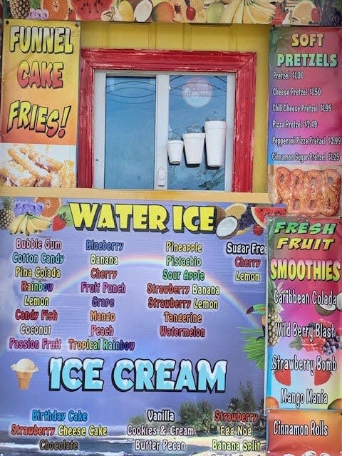 The water ice stand at Grab N Go Market on 3804 N. Market St., Wilmington is the place to chill out.