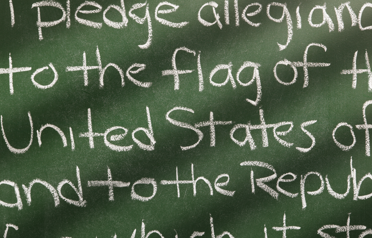 A student has filed a lawsuit claiming her teacher shamed her for not taking part in the Pledge of Allegiance. (Photo: DNY59/Getty Images)