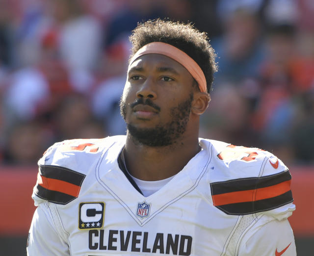 Browns DE Myles Garrett thinks Cam Newton isn't playing his best