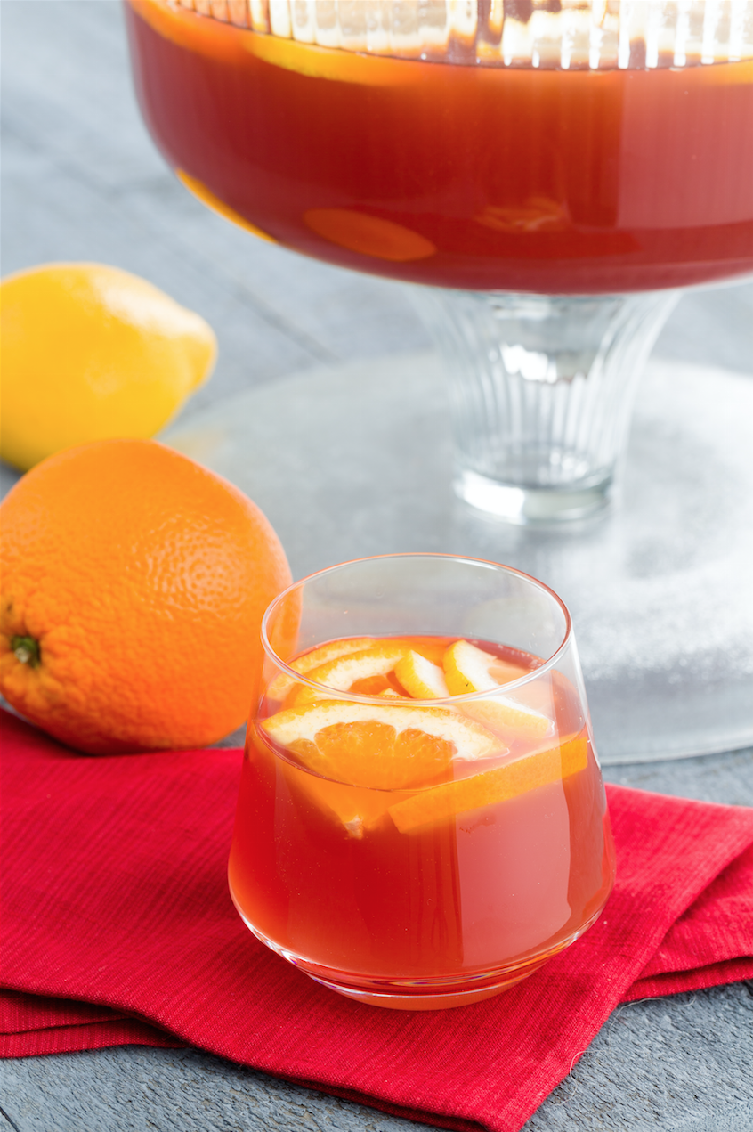 Fizzy Cranberry-Orange Punch