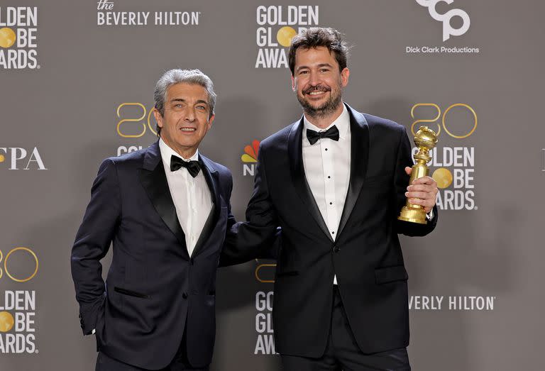 Darín y Mitre festejan el Globo de Oro ganado este martes en Los Angeles