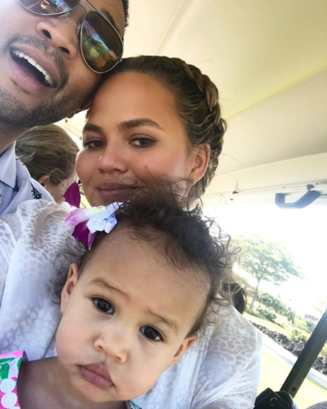 The model is currently expecting her second child with husband John. Photo: Instagram/chrissyteigen