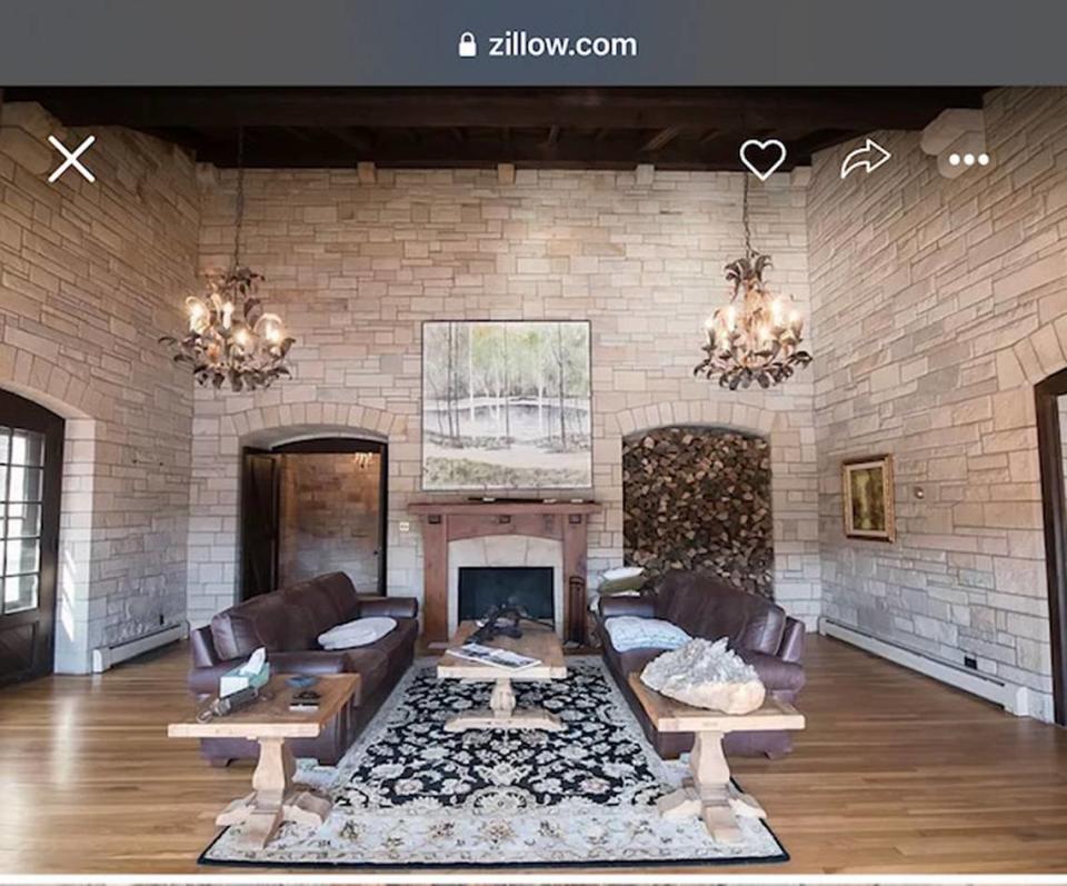 Living room Screen grab from Zillow