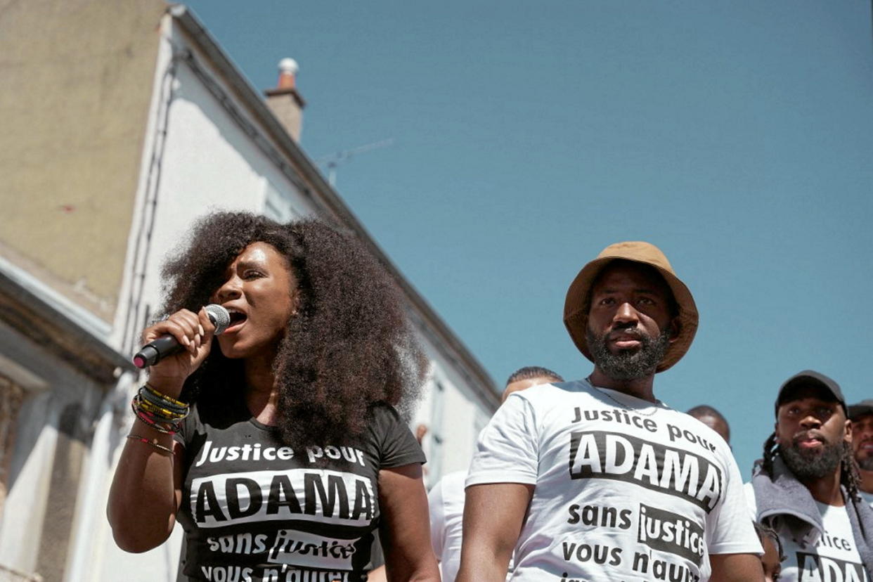 La marche en hommage à Adama Traoré, prévue le samedi 8 juillet, a été interdite.  - Credit:PAULINE TOURNIER / Hans Lucas / Hans Lucas via AFP