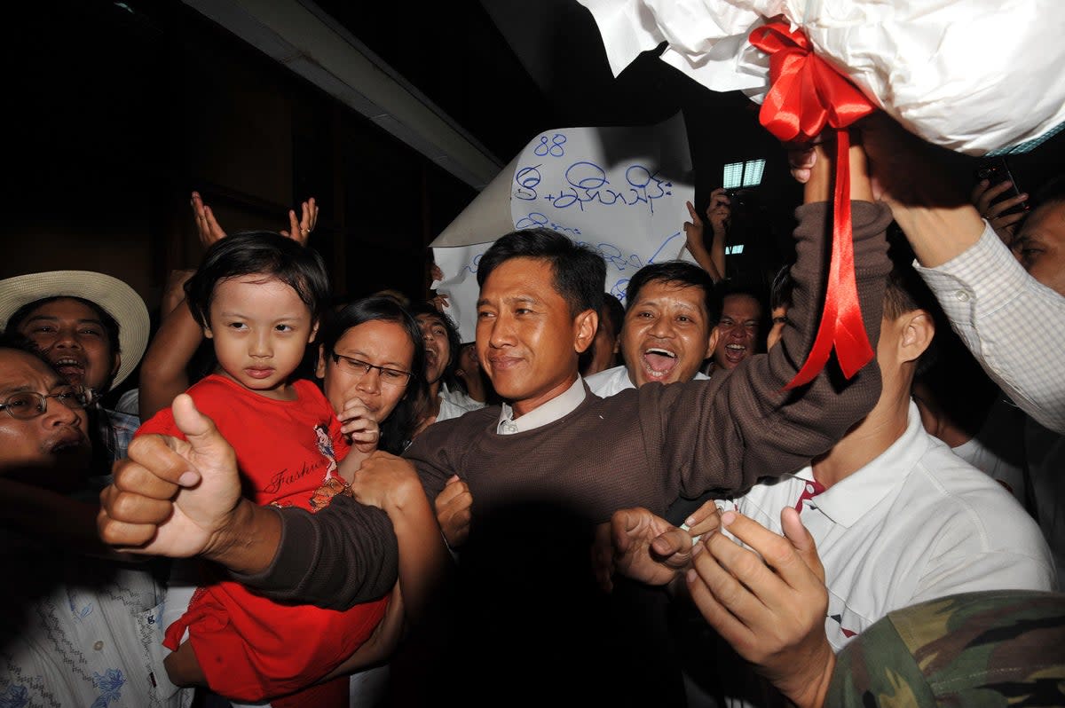 Kyaw Min Yu was one of four men executed in Myanmar. (AFP via Getty Images)