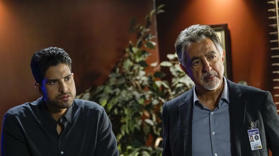 los angeles november 29 cure the bau is called to investigate a series of dc homicides where cryptic messages are found inside the mouths of each victim, on criminal minds, wednesday, jan 24 1000 1100 pm, etpt on the cbs television network pictured adam rodriguez luke alvez, joe mantegna david rossi photo by cliff lipsoncbs via getty images