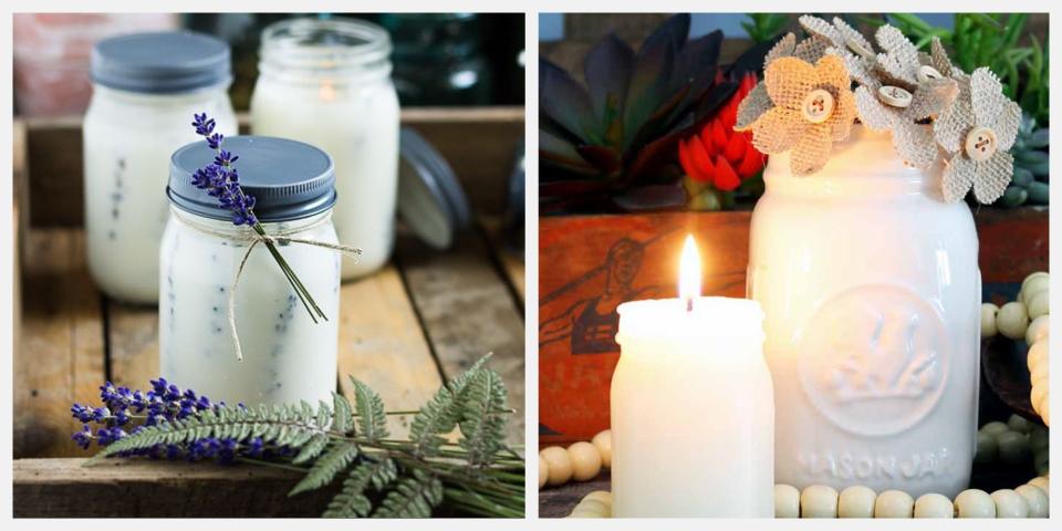 These Are the 10 Best Mason Jar Candles to Make (Or Buy) Right Now