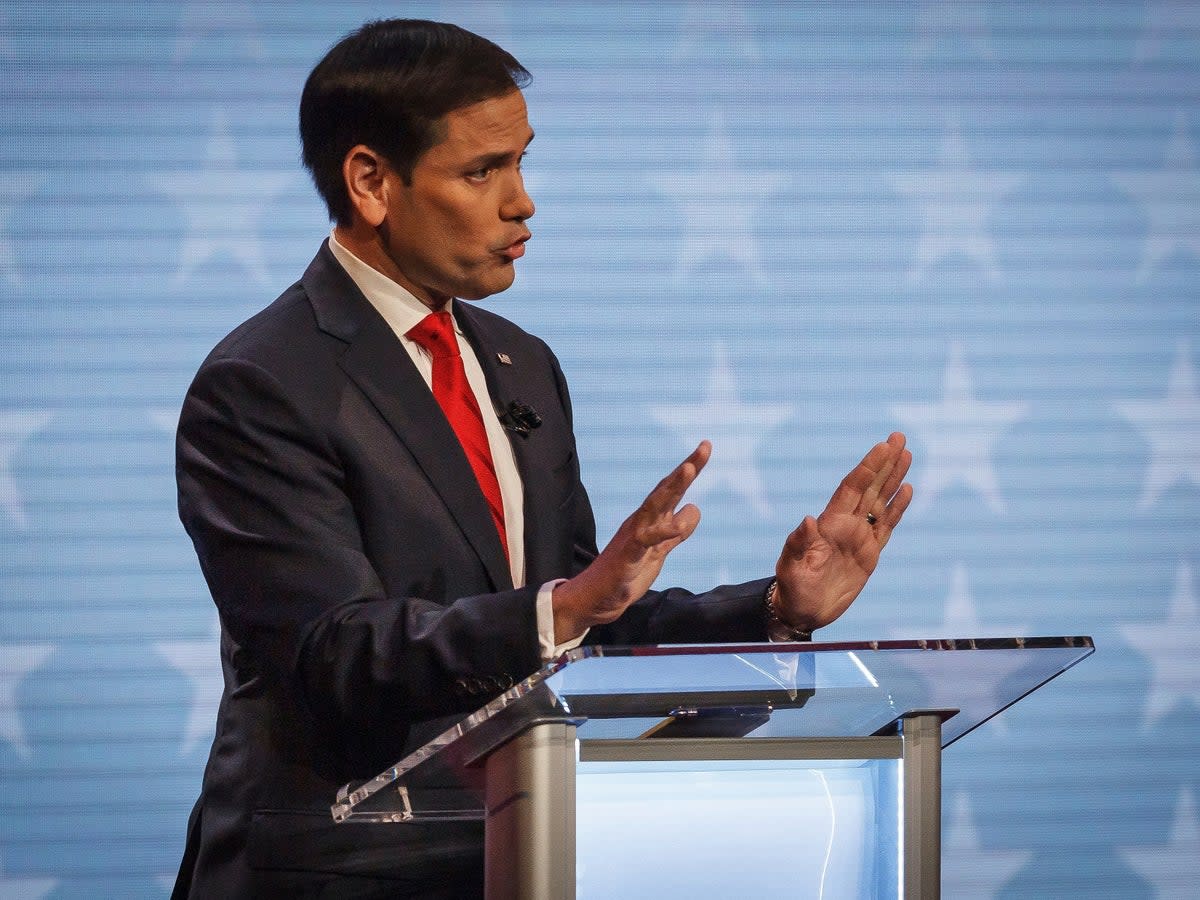 Florida senator Marco Rubio will not accept what he calls an ‘unfair election’ (AP)