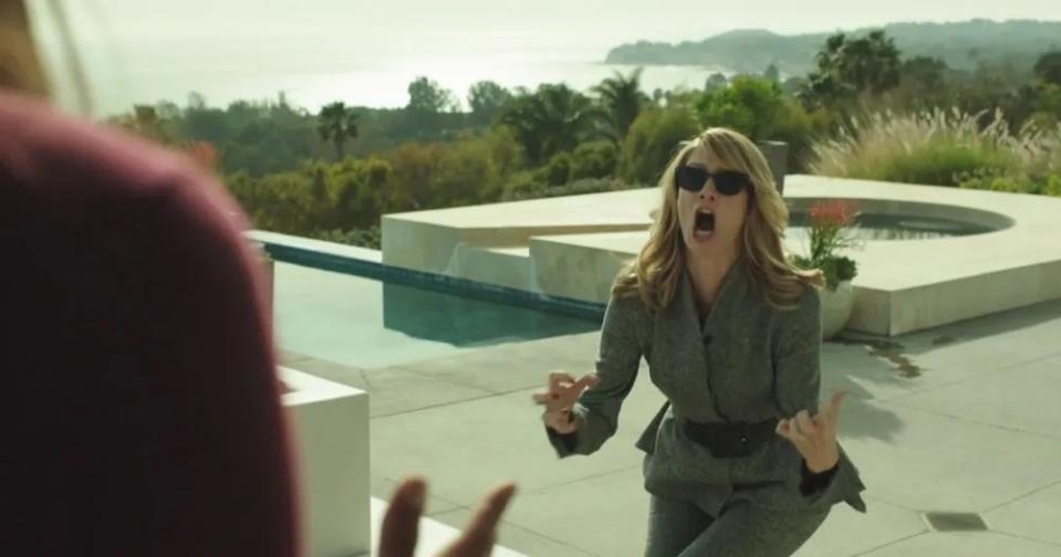 laura dern screams in "big little lies"