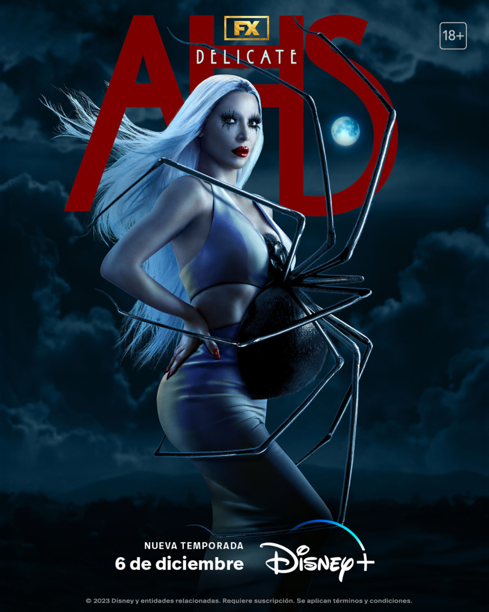 Kim Kardashian en el póster promocional de 'American Horror Story: Delicate'. (© 2023 Disney)