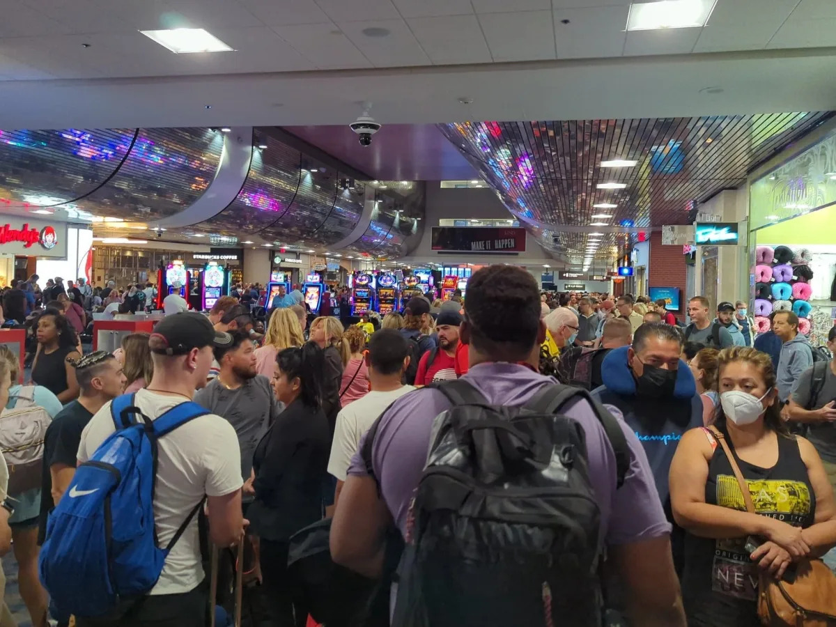 Passengers ran through security without being screened at Las Vegas airport afte..