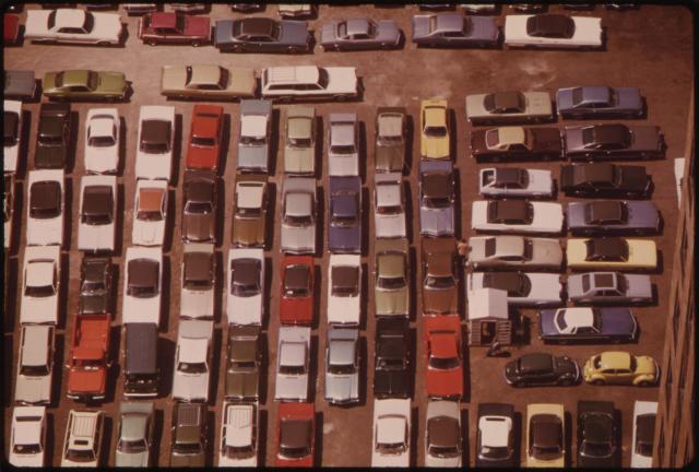 Florence Mall (of “Florence Y'all” water tower fame), just southwest of  Cincinnati, in a circa 1976 Sears photo from their annual report. The mall  was developed by Sears' real estate arm, Homart.