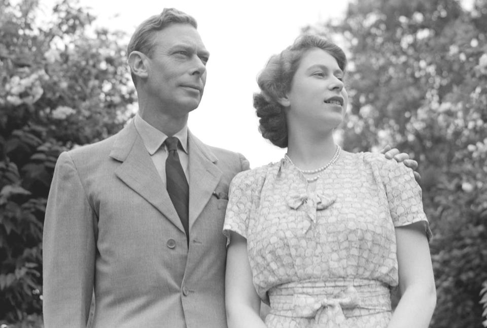 King George VI and Queen Elizabeth