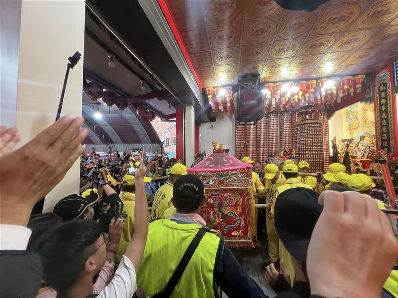 白沙屯媽祖、山邊媽祖今駐駕在土庫順天宮，預計明早4點啟程。（圖／翻攝自土庫順天宮媽祖廟-官網）