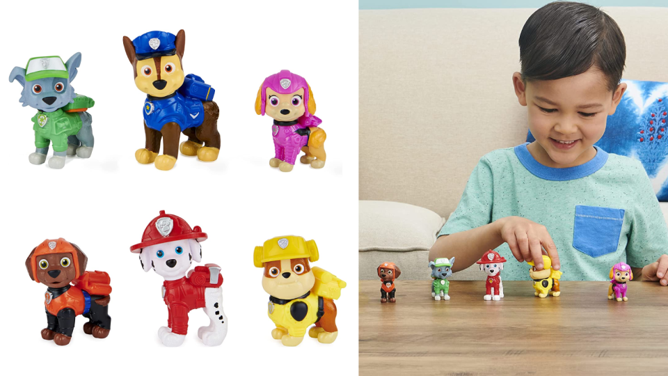 Best Paw Patrol toys: Movie Pups Gift Pack Action Figures.