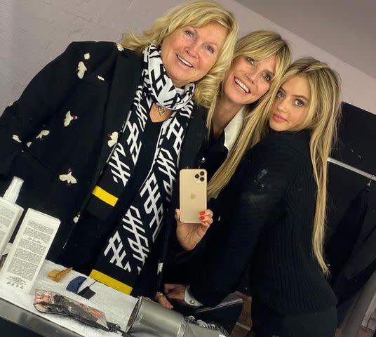 Heidi Klum/Instagram Erna Klum, Heidi Klum, Leni Olumi