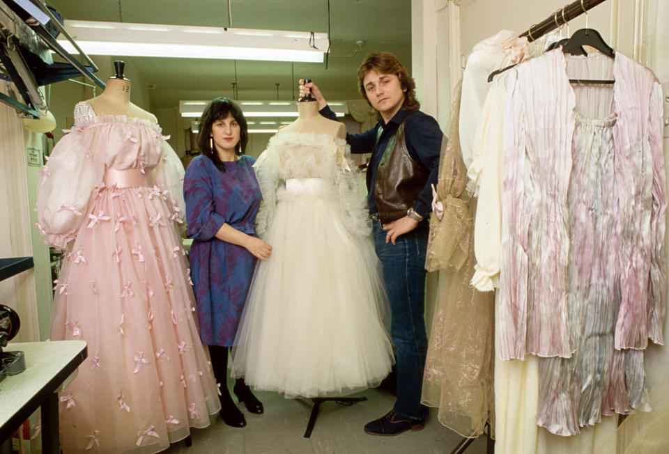 Designer of Princess Diana’s Wedding Gown Talks Creating Spare Dress