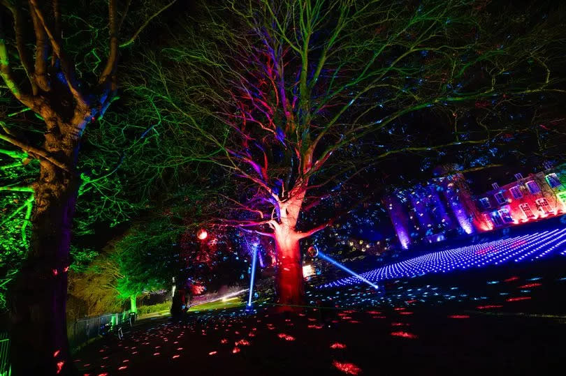 Illuminate ran a light trail at Tonbridge Castle in 2023