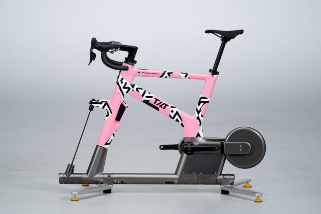 Muoverti says its tilting stationary bike feels like real cycling