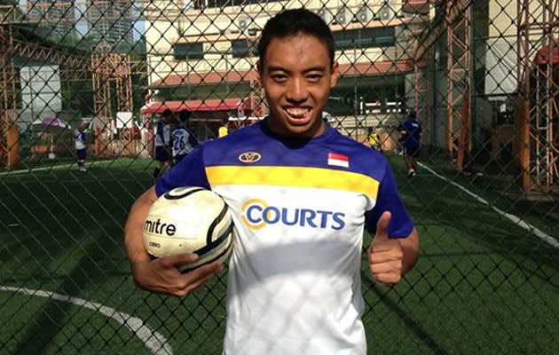 Harun Rahamad has joins his Singapore Cerebral Palsy football team to represent the city-state in Austria. (Yahoo! Singapore)