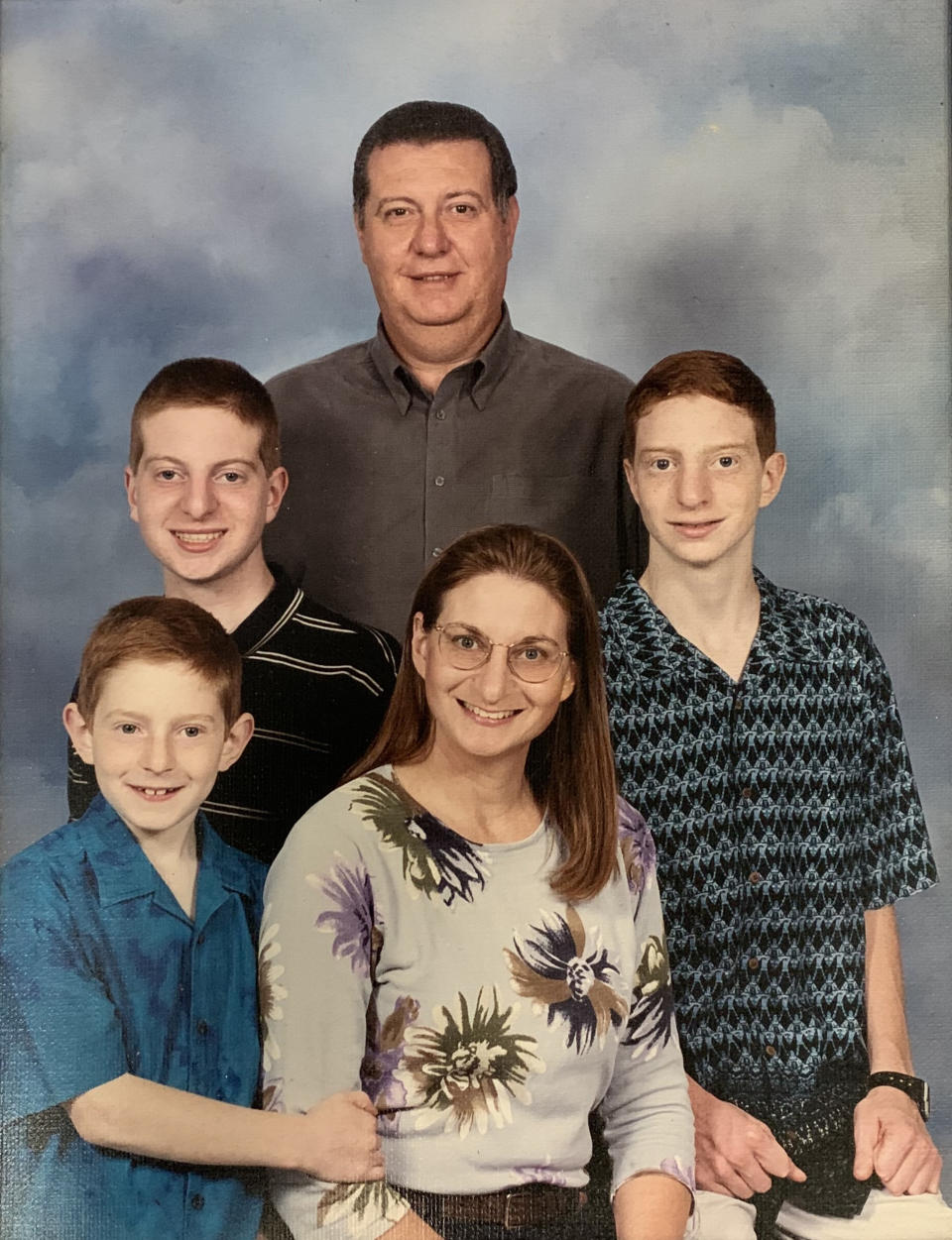 Jane Clementi with her three sons - Brian, James and Tyler - and husband Joseph. (Tyler Clementi Foundation)