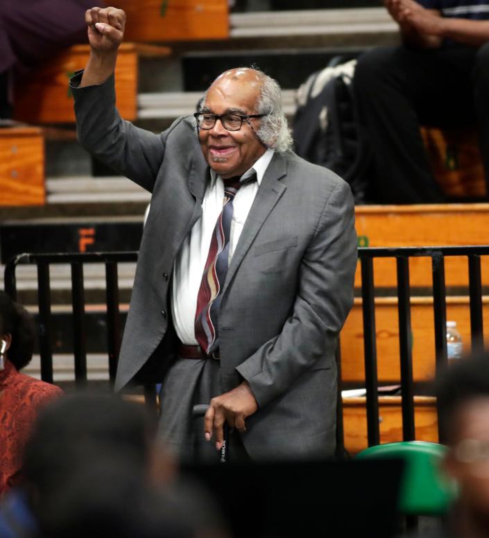 Notable civil rights attorney, John Due attends the Martin Luther King Jr.  Convocation at FAMU on Thursday, Jan.  16, 2020. 