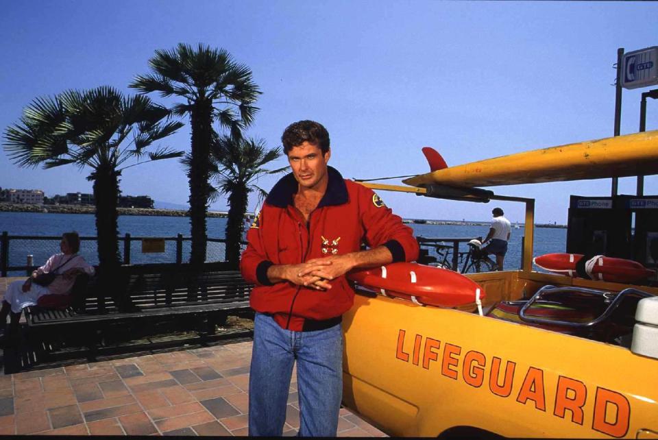 marina del rey david hasselhof of baywatch