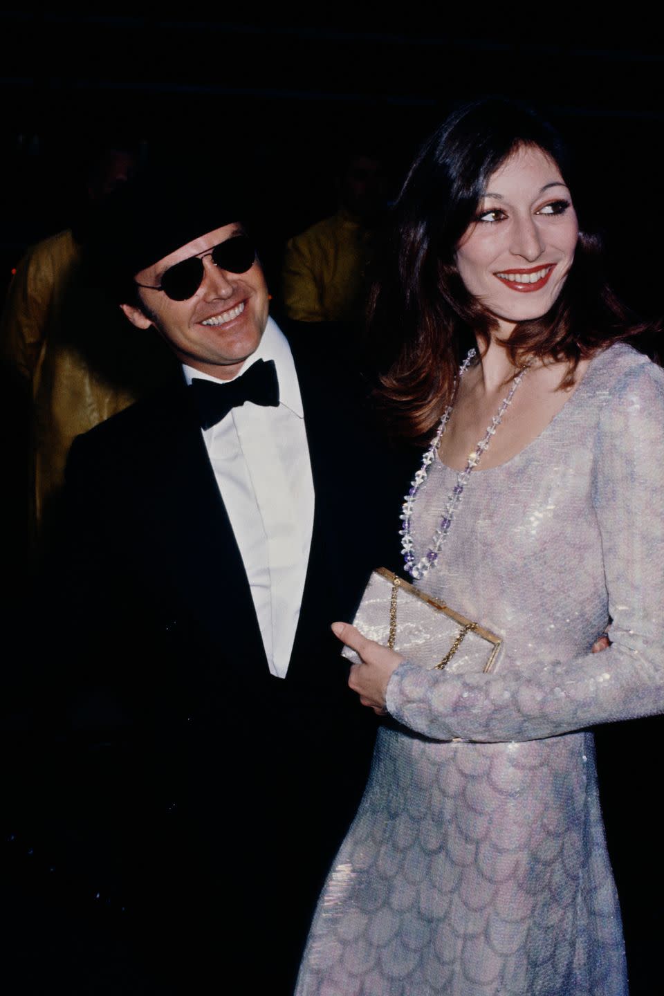 Jack Nicholson and Anjelica Huston