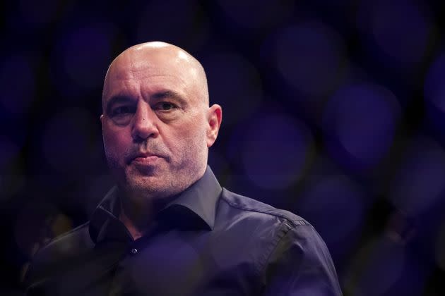 Joe Rogan during the UFC 273 event at VyStar Veterans Memorial Arena on April 09, 2022 in Jacksonville, Florida. (Photo by James Gilbert/Getty Images) (Photo: James Gilbert via Getty Images)