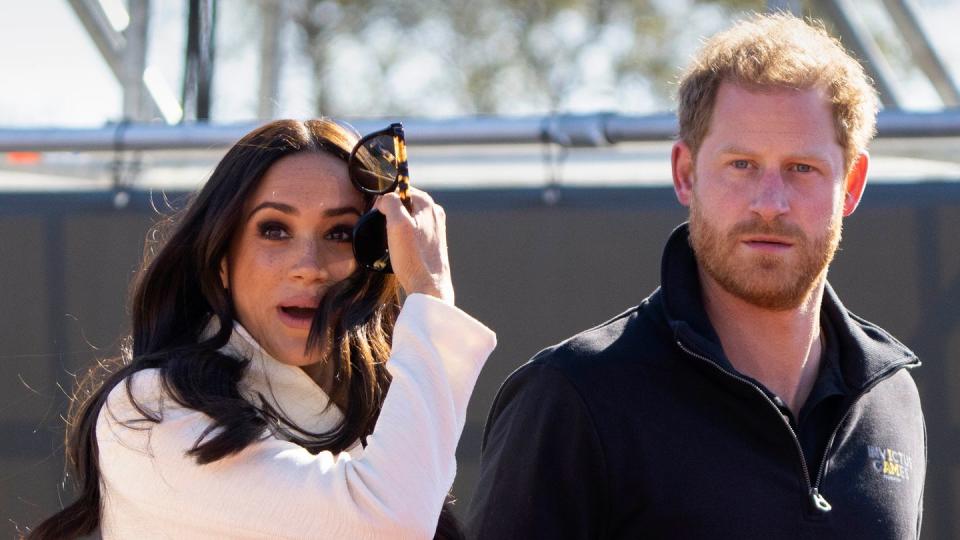 Kommen Meghan und Harry zur Krönung von Charles III.? (Bild: dpa)