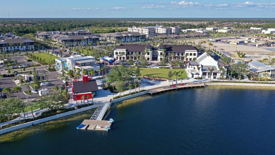 The planned community of Wellen Park along US 41 and River Road, located within the city limits of North Port in Sarasota County.