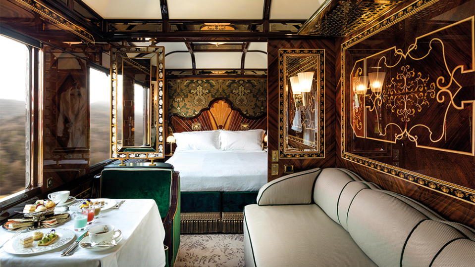 Inside a luxe Venice Simplon-Orient-Express cabin