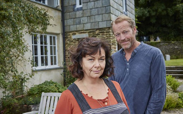 Dawn French and Iain Glen/Sky