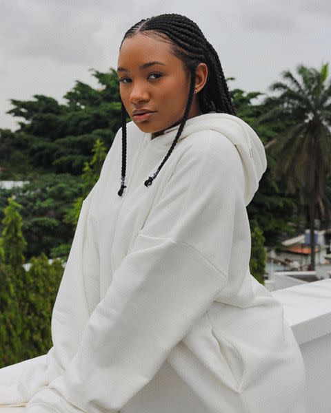 <p>Influencer Temiloluwa Otedola left two braids hanging down in front of her ears to frame her face, and the rest pulled back into a ponytail.</p><p><a href="https://www.instagram.com/p/B5IpUqOpkxk/" rel="nofollow noopener" target="_blank" data-ylk="slk:See the original post on Instagram;elm:context_link;itc:0;sec:content-canvas" class="link ">See the original post on Instagram</a></p>