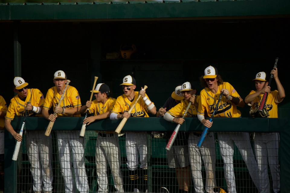 Riverside and Snyder face off in Class 4A baseball, regional quarterfinals on Friday night at Christensen Stadium in Midland. Snyder won Game 1, 17-3.