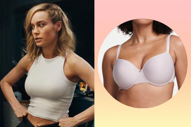 The Brand Behind Brie Larson's Bra Magic from the Set of 'The